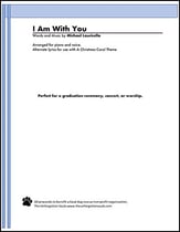 I Am With You Unison choral sheet music cover